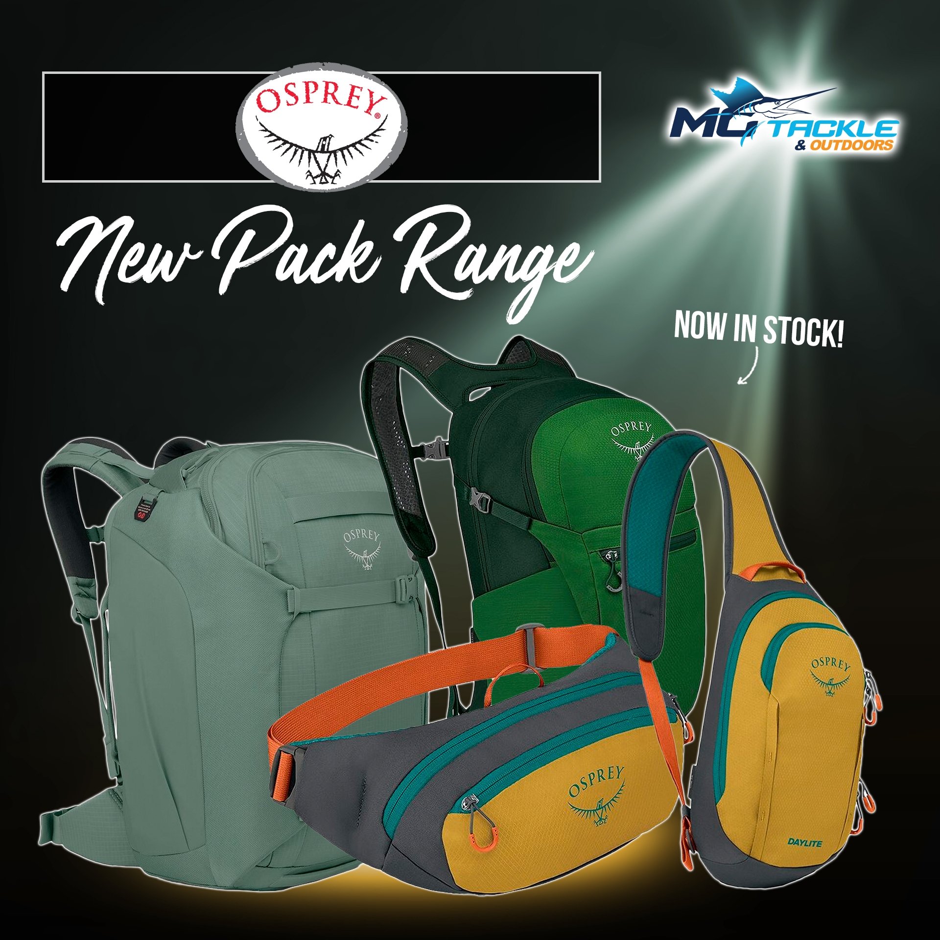 New - Osprey Pack Range