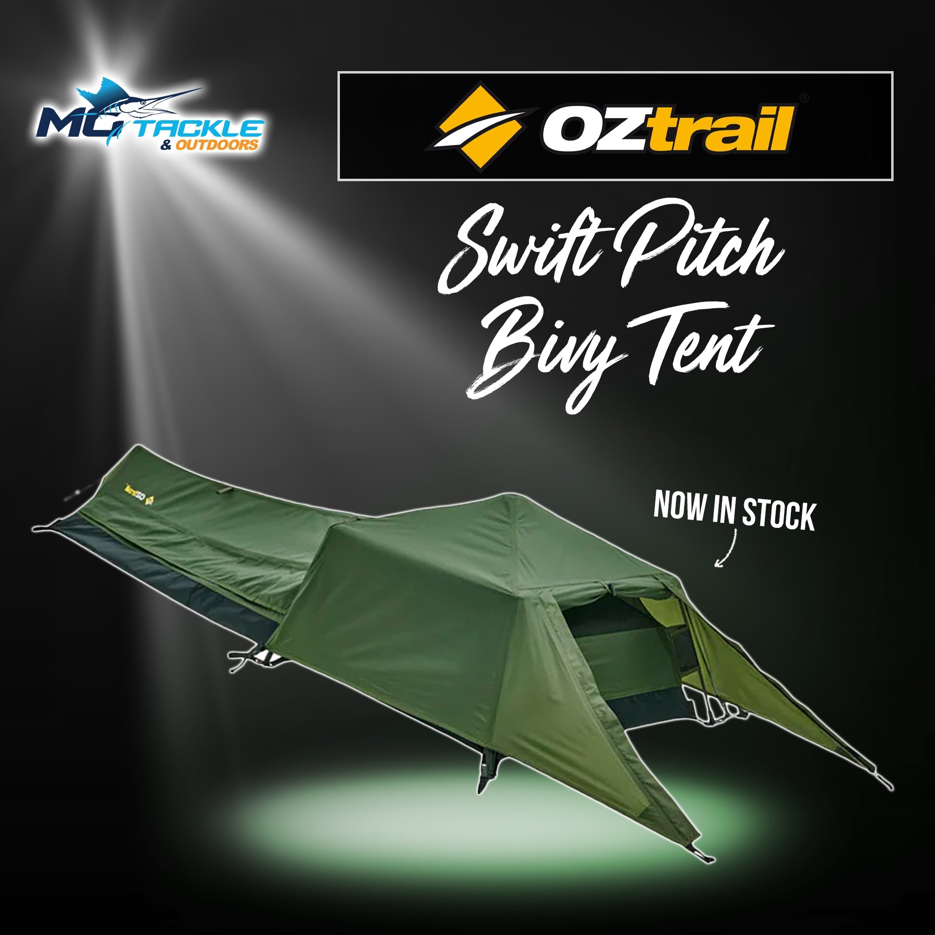 New - OZTRAIL SWIFT PITCH BIVY TENT