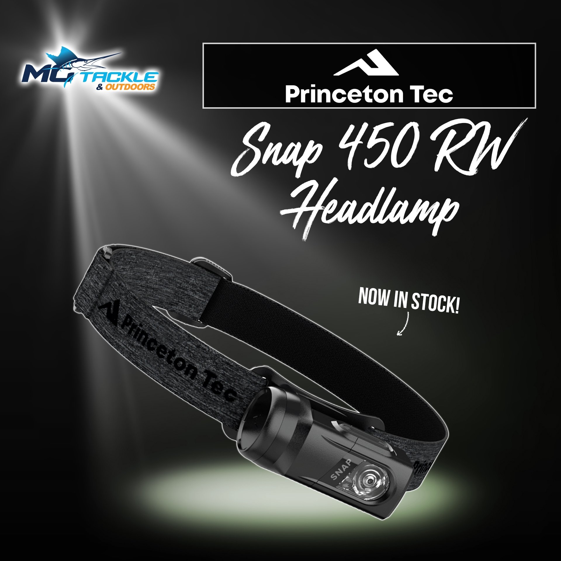 New - PRINCETON TEC SNAP 450 RW HEADLAMP