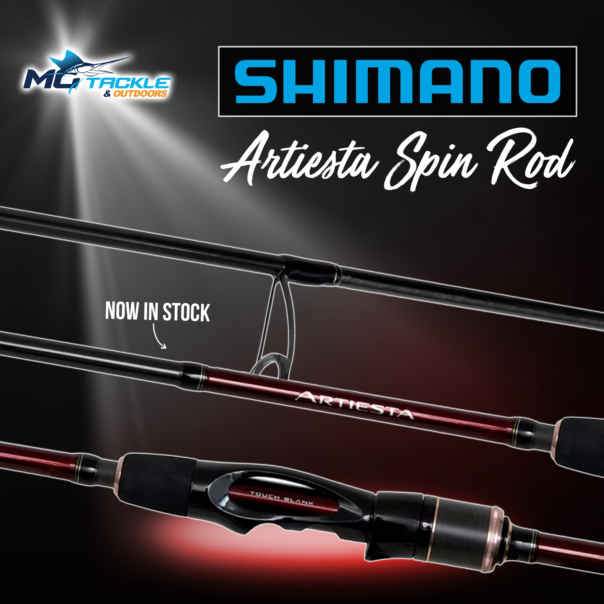 New - SHIMANO ARTIESTA SPIN ROD