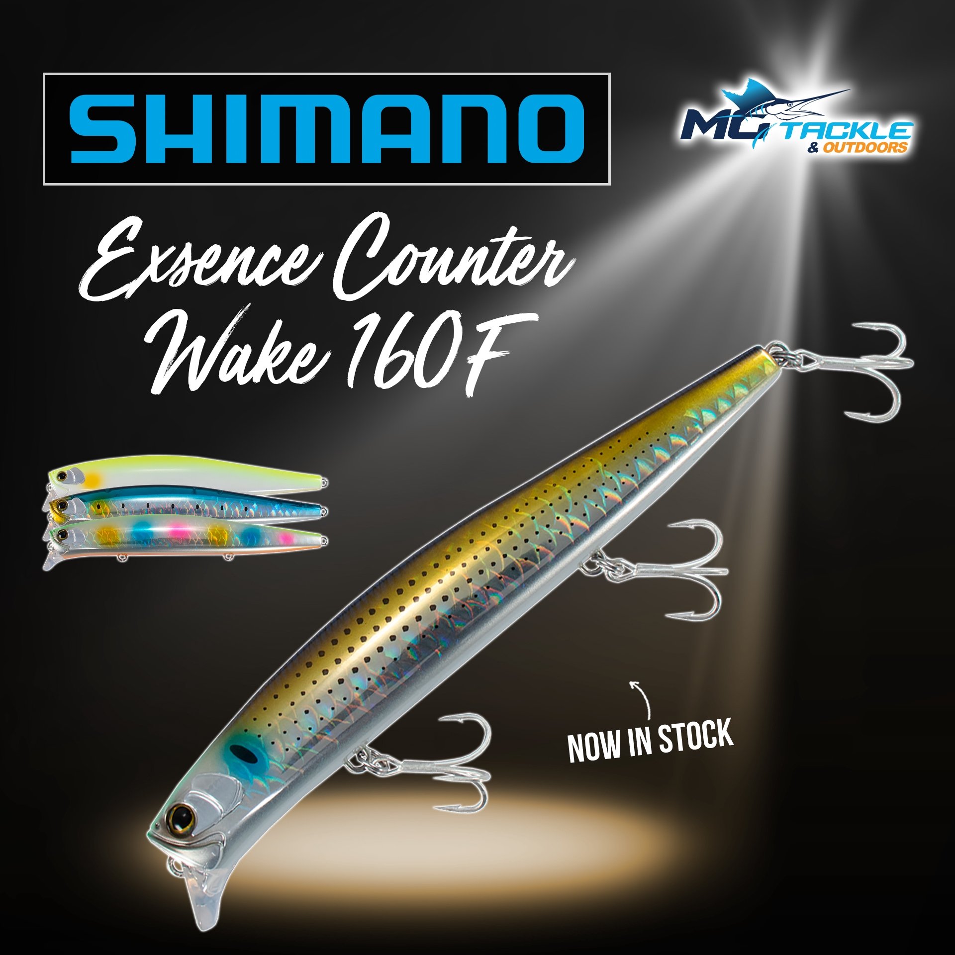 New - SHIMANO EXSENCE COUNTER WAKE 160F LURE