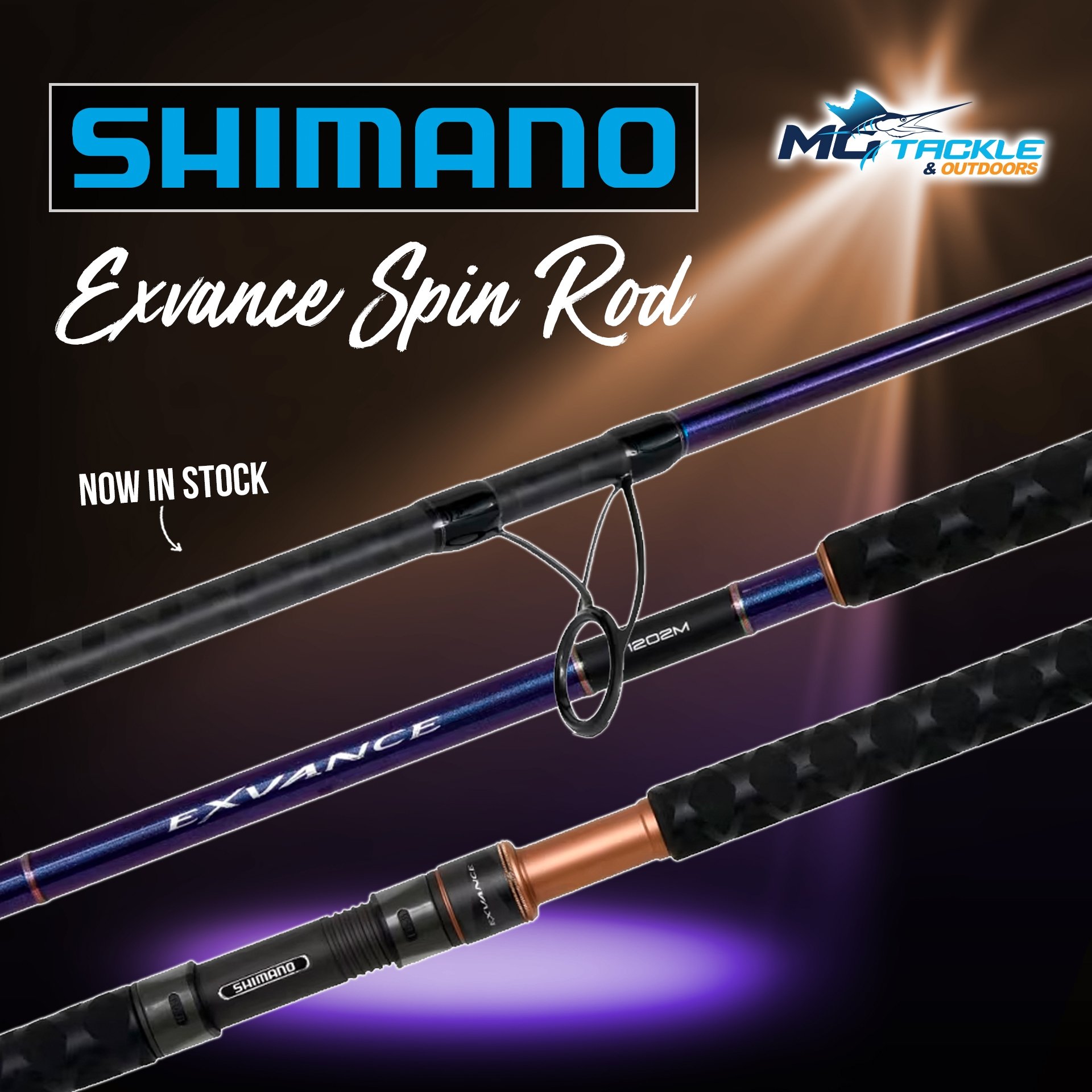 New - SHIMANO EXVANCE SPIN ROD