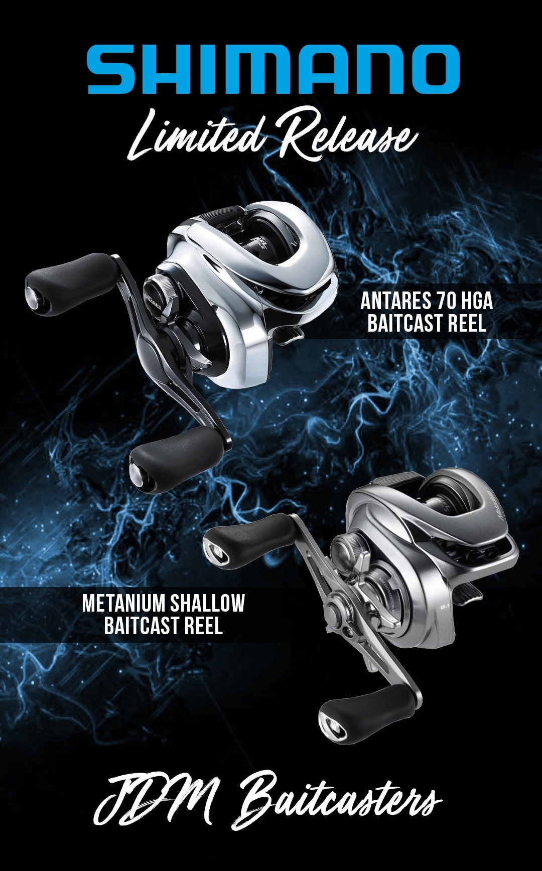 New - Shimano JDM Baitcasters