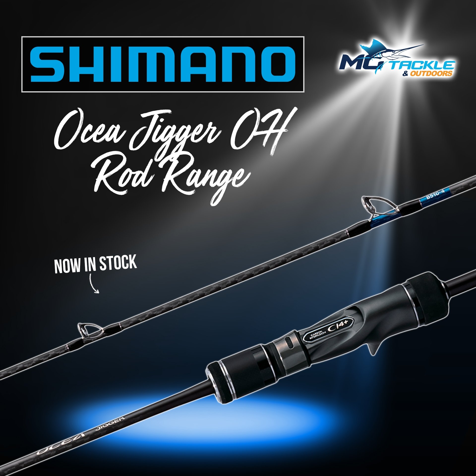 New - SHIMANO OCEA JIGGER OVERHEAD ROD