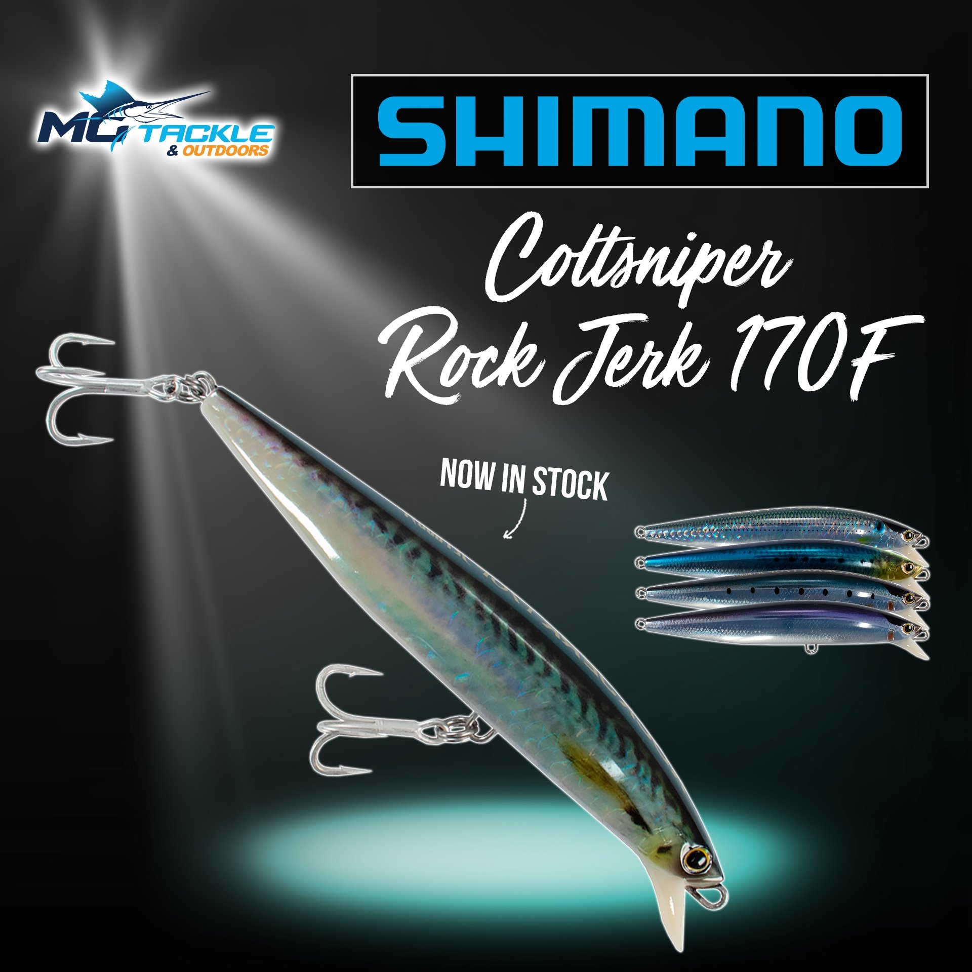 New - SHIMANO COLTSNIPER ROCK JERK 170F LURE