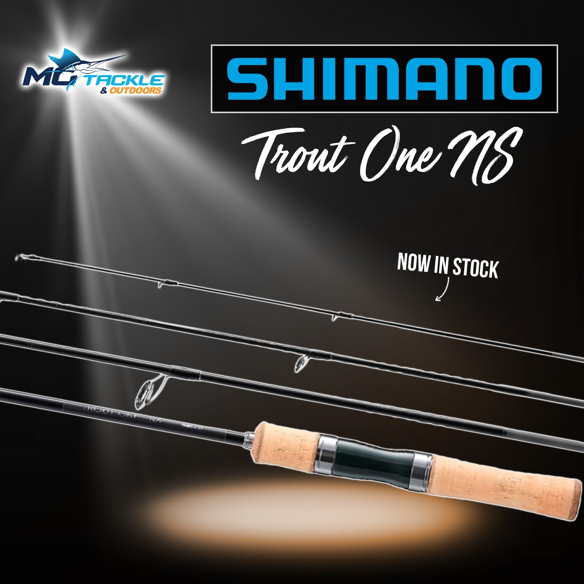 New - SHIMANO TROUT ONE NS ROD