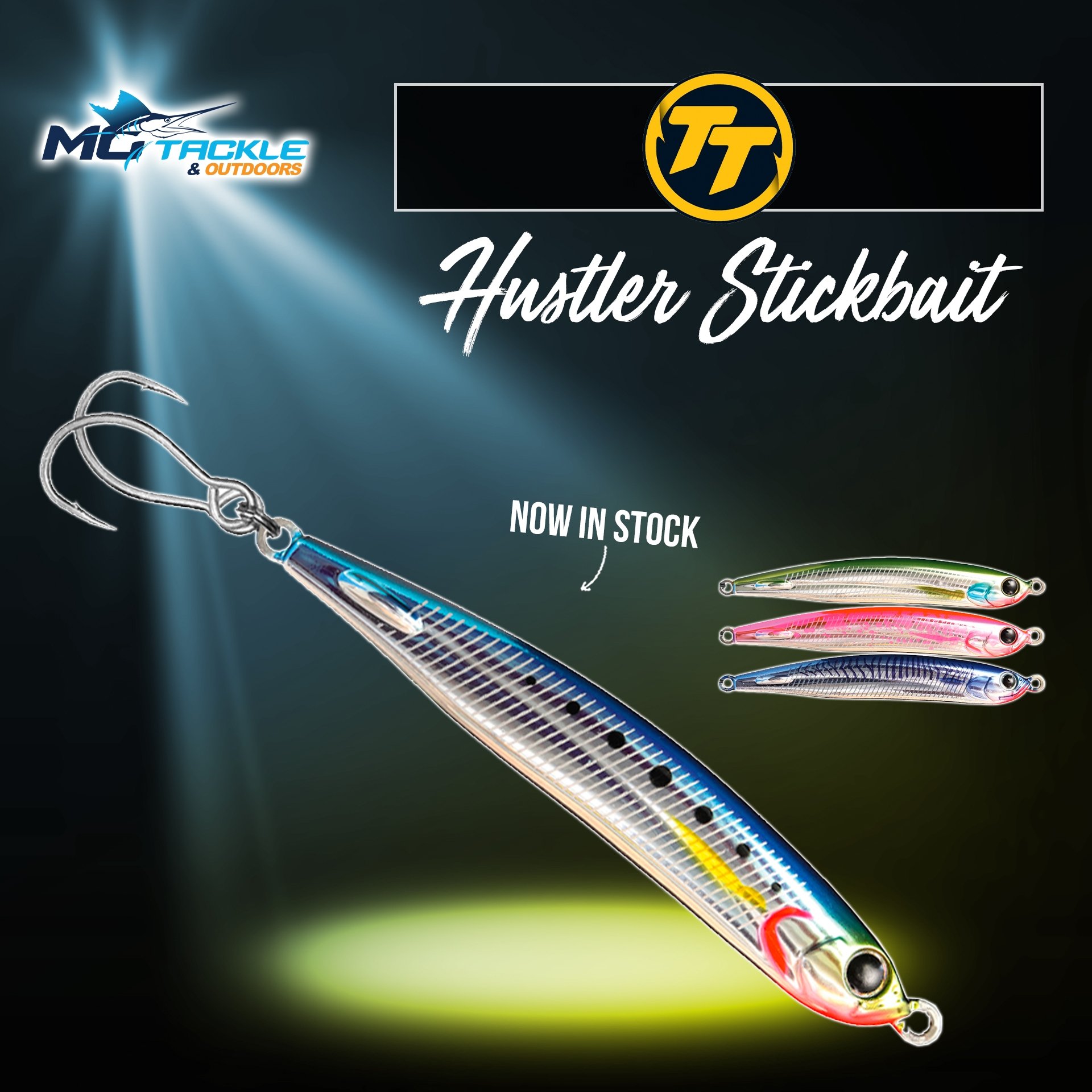 New - TT HUSTLER SINKING STICKBAIT LURE