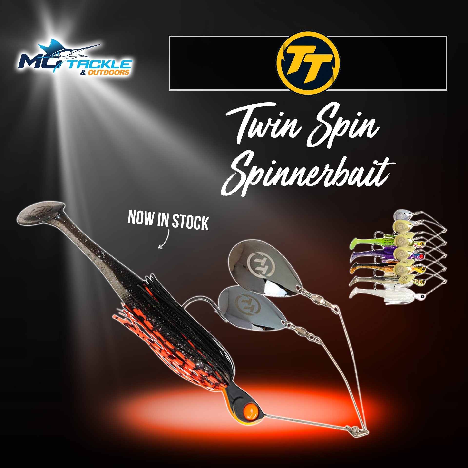 New - TT TORNADO+ TWIN SPIN SPINNERBAIT