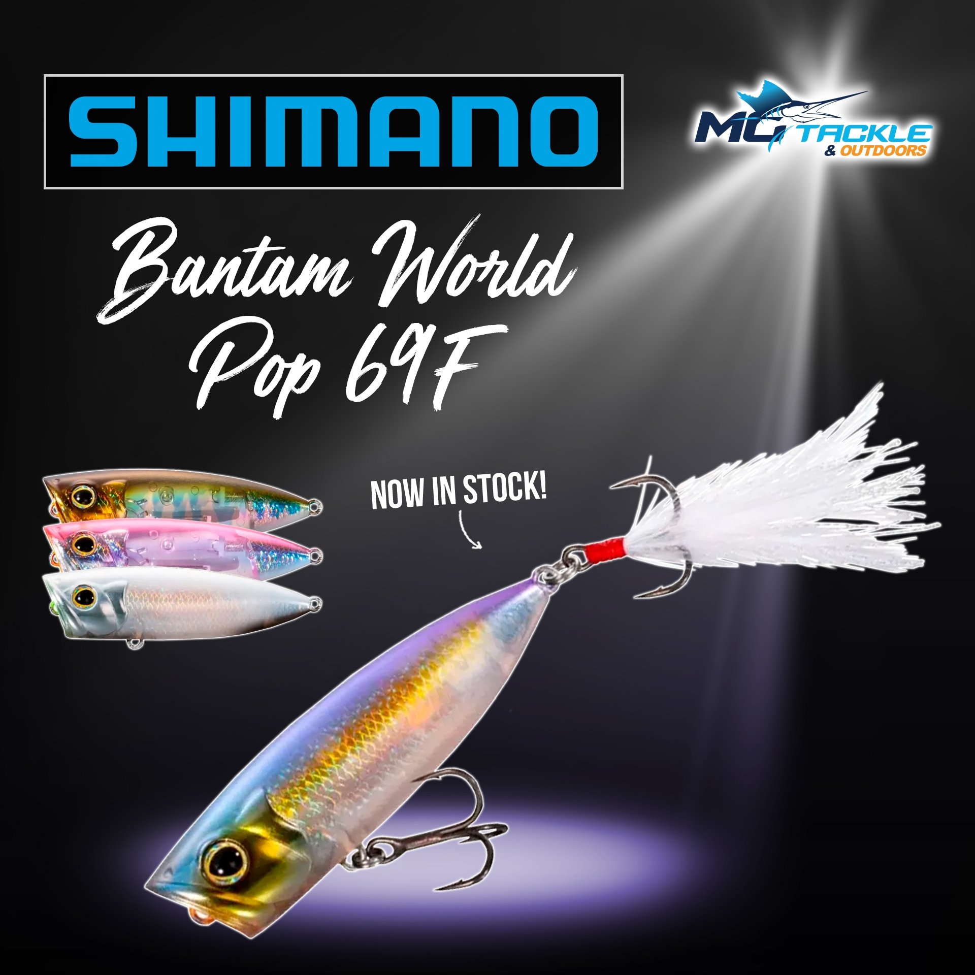 New - SHIMANO BANTAM WORLD POP 69F LURE