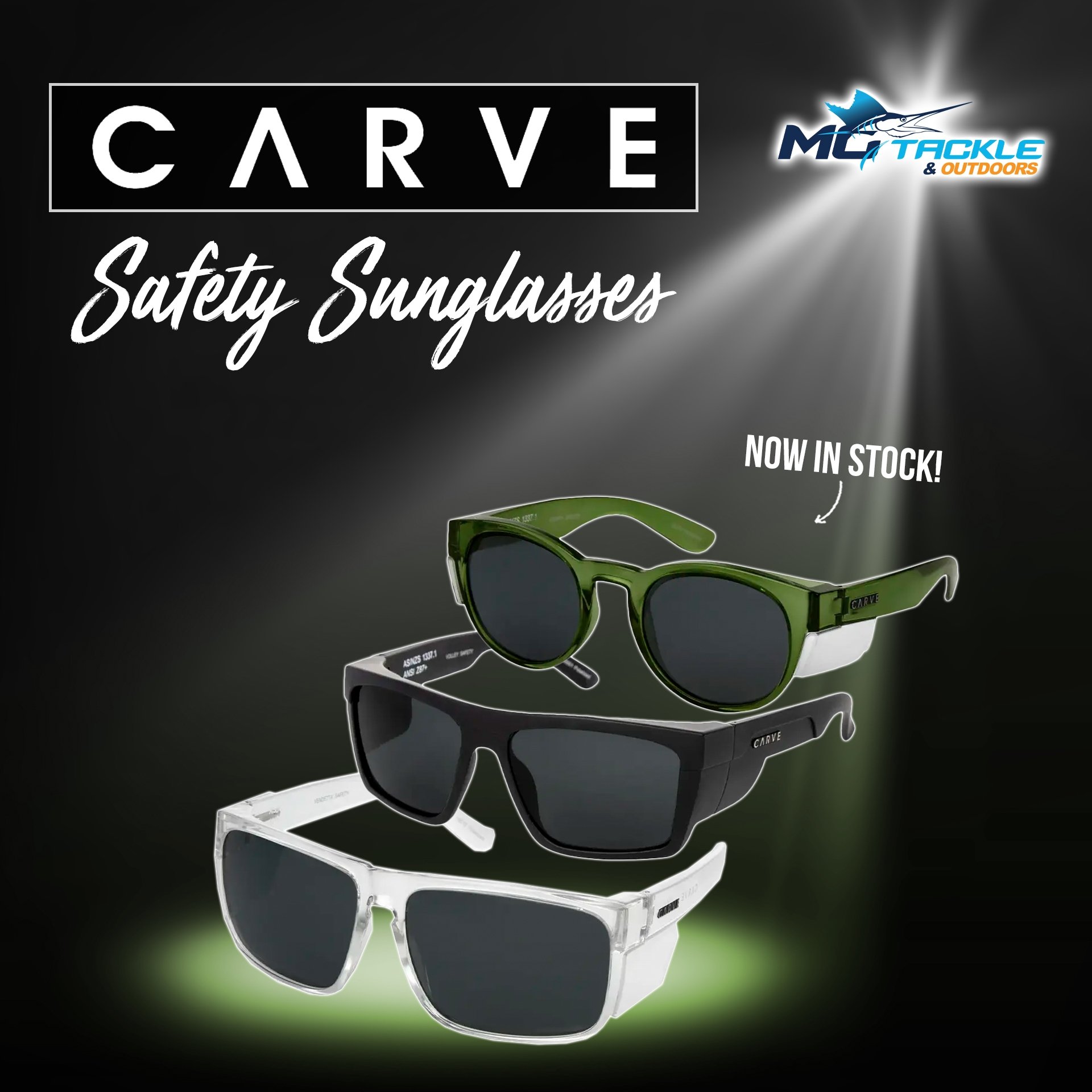 New - Carve Safety Sunglasses