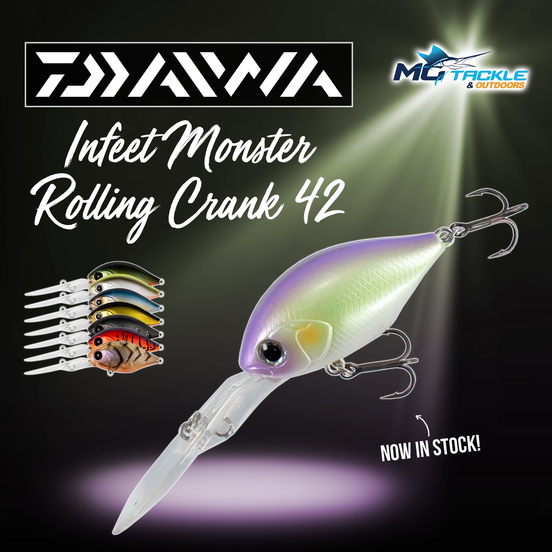 New - DAIWA INFEET MONSTER ROLLING CRANK 42DR LURE