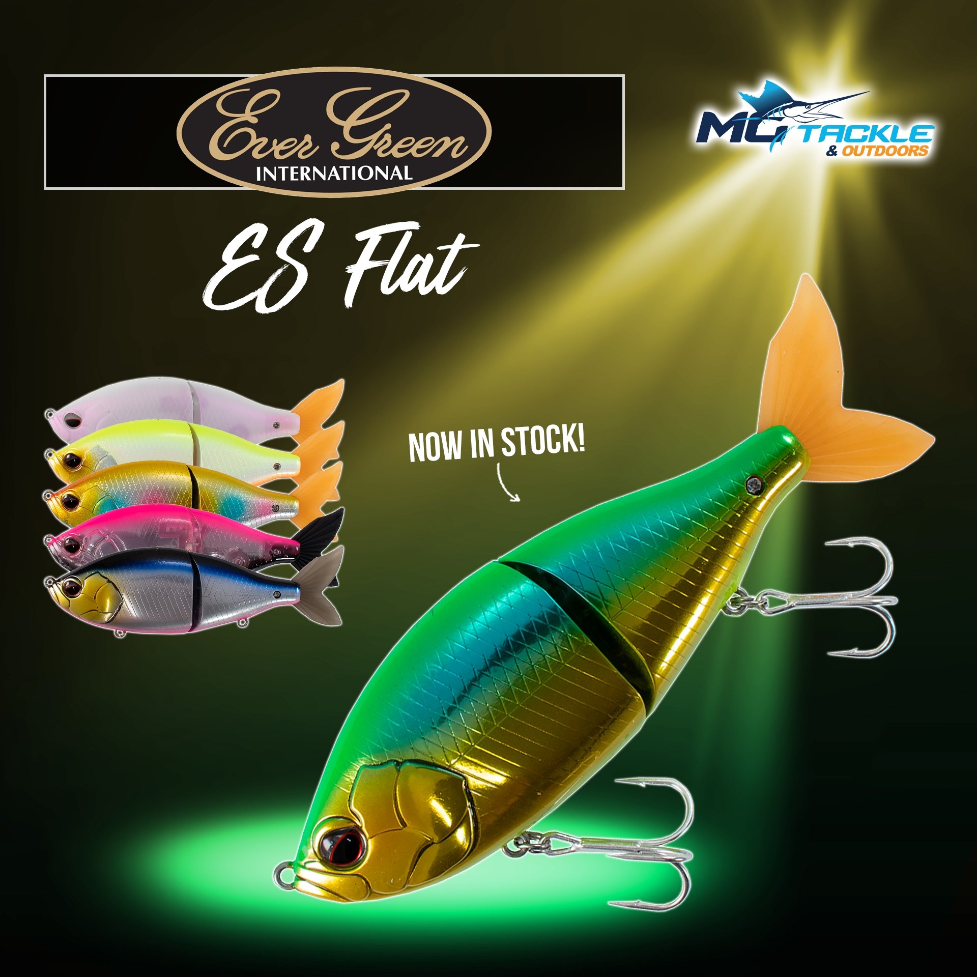 New - EVER GREEN ES FLAT LURE 