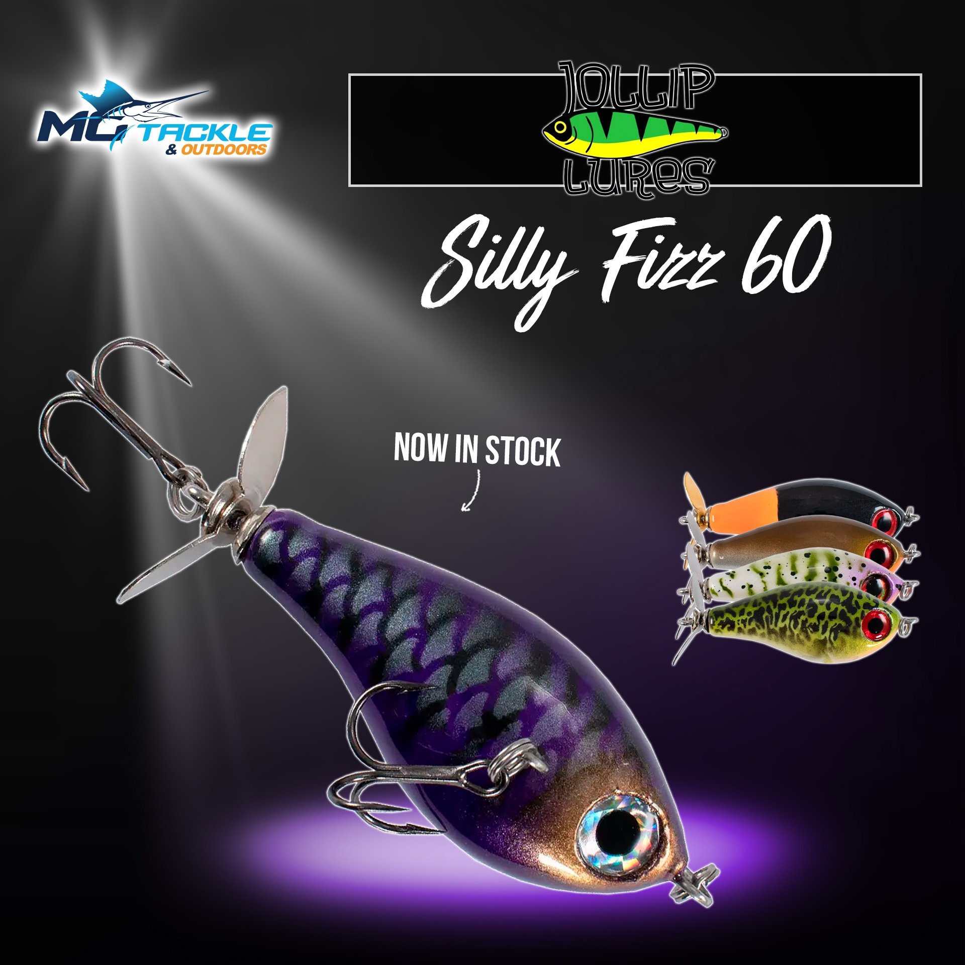 New - JOLLIP LURES SILLY FIZZ 60 LURE