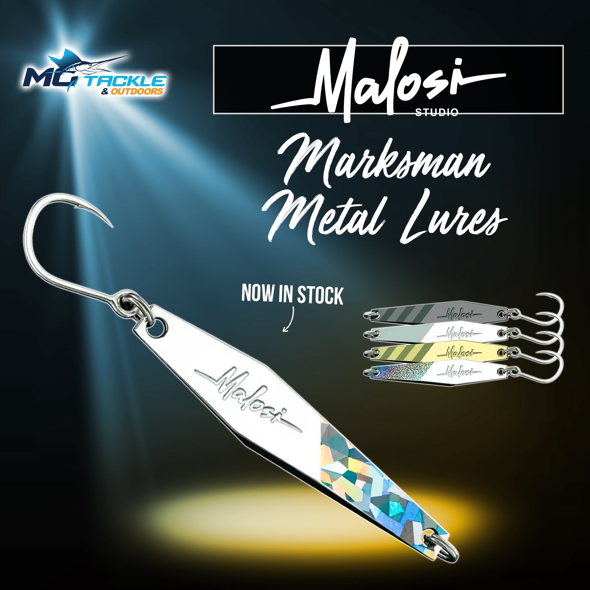 New - MALOSI STUDIO MARKSMAN METAL LURE