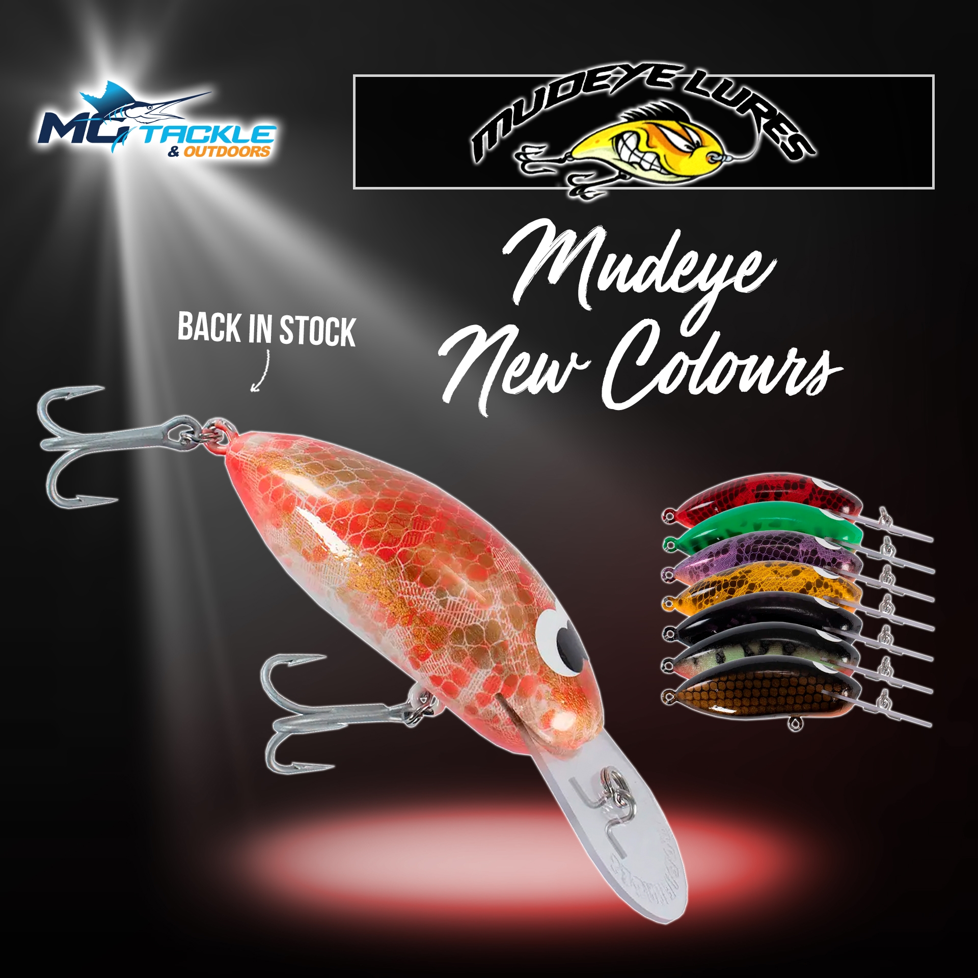 New - MUDEYE LURES MUDEYE - 80MM