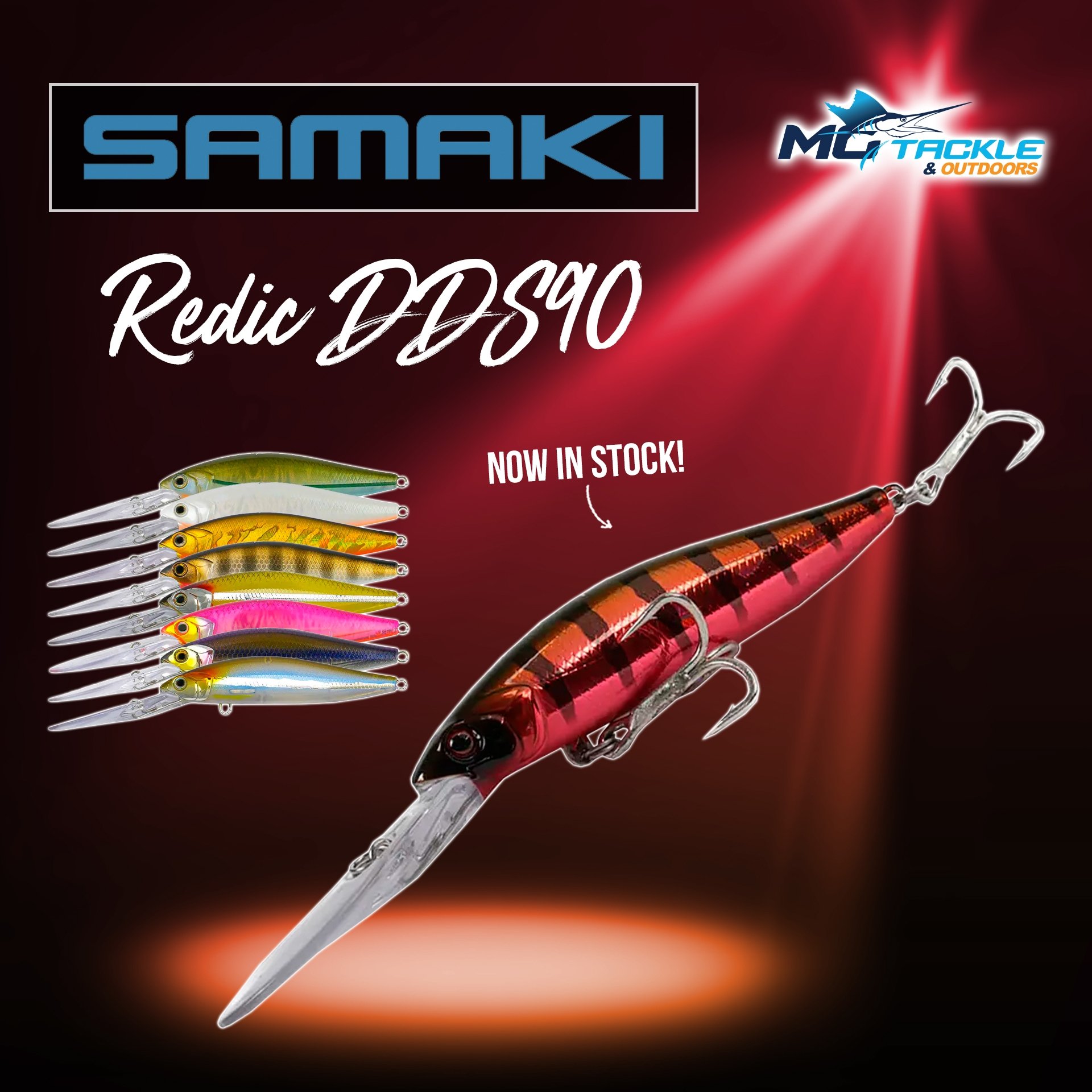 New - SAMAKI REDIC JERKBAIT DDS90 LURE