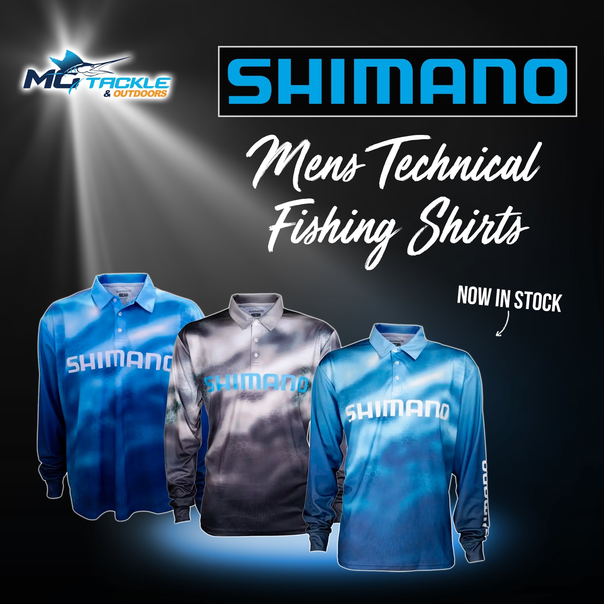 New - SHIMANO MENS TECHNICAL SUBLIMATED FISHING SHIRT