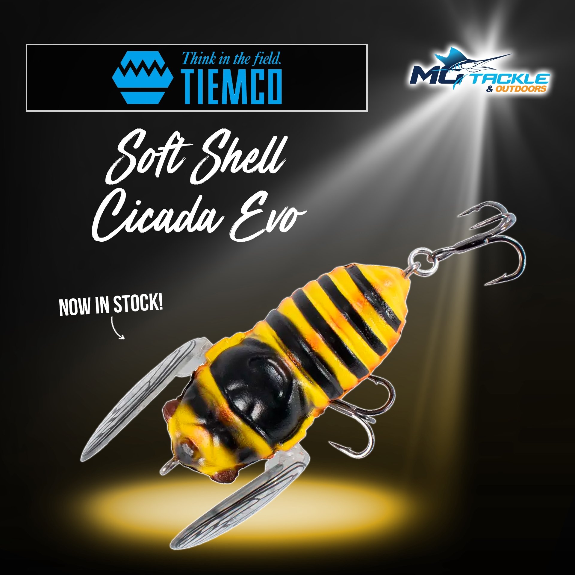 New - TIEMCO SOFT SHELL CICADA EVO LURE