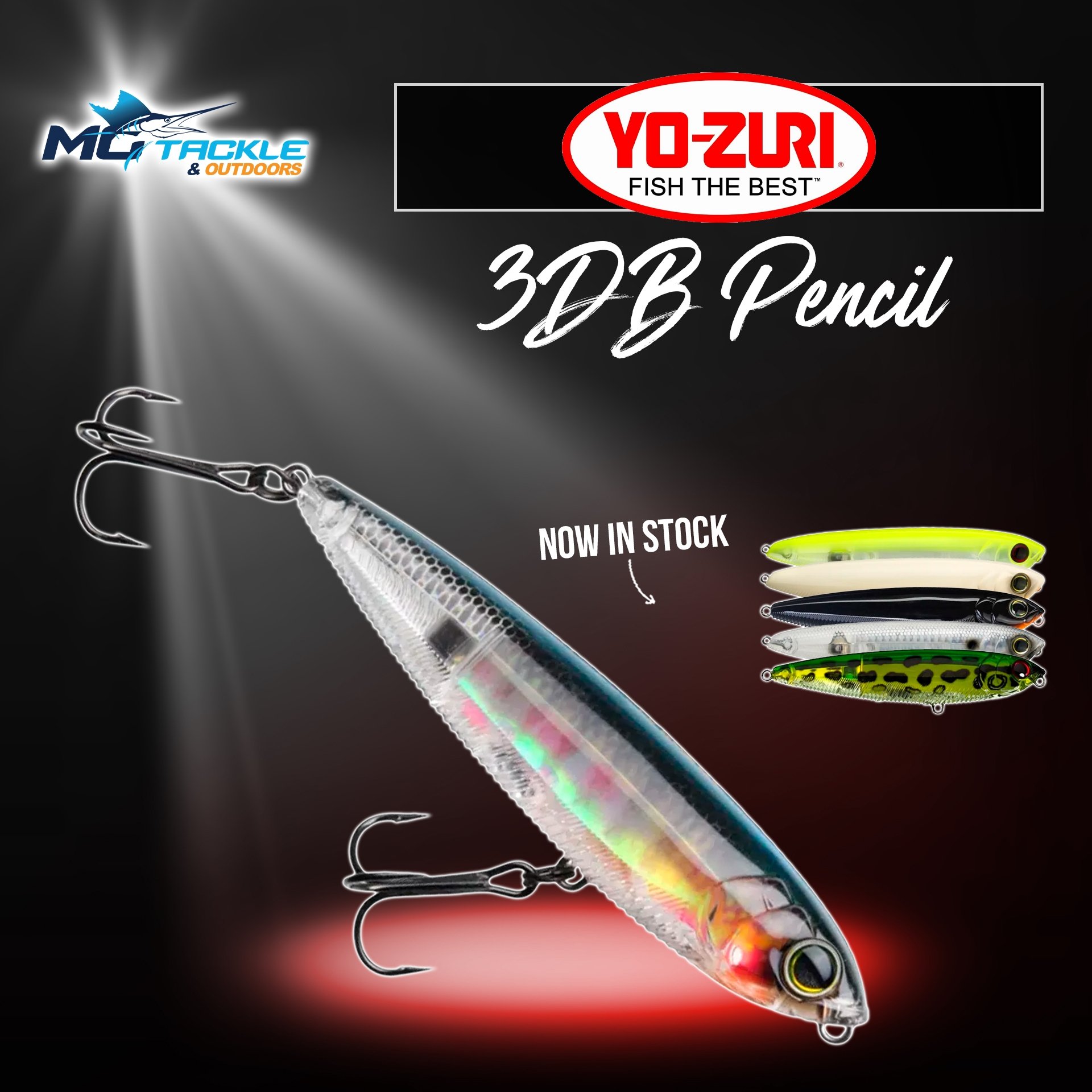 New - YO-ZURI 3DB PENCIL FLT LURE