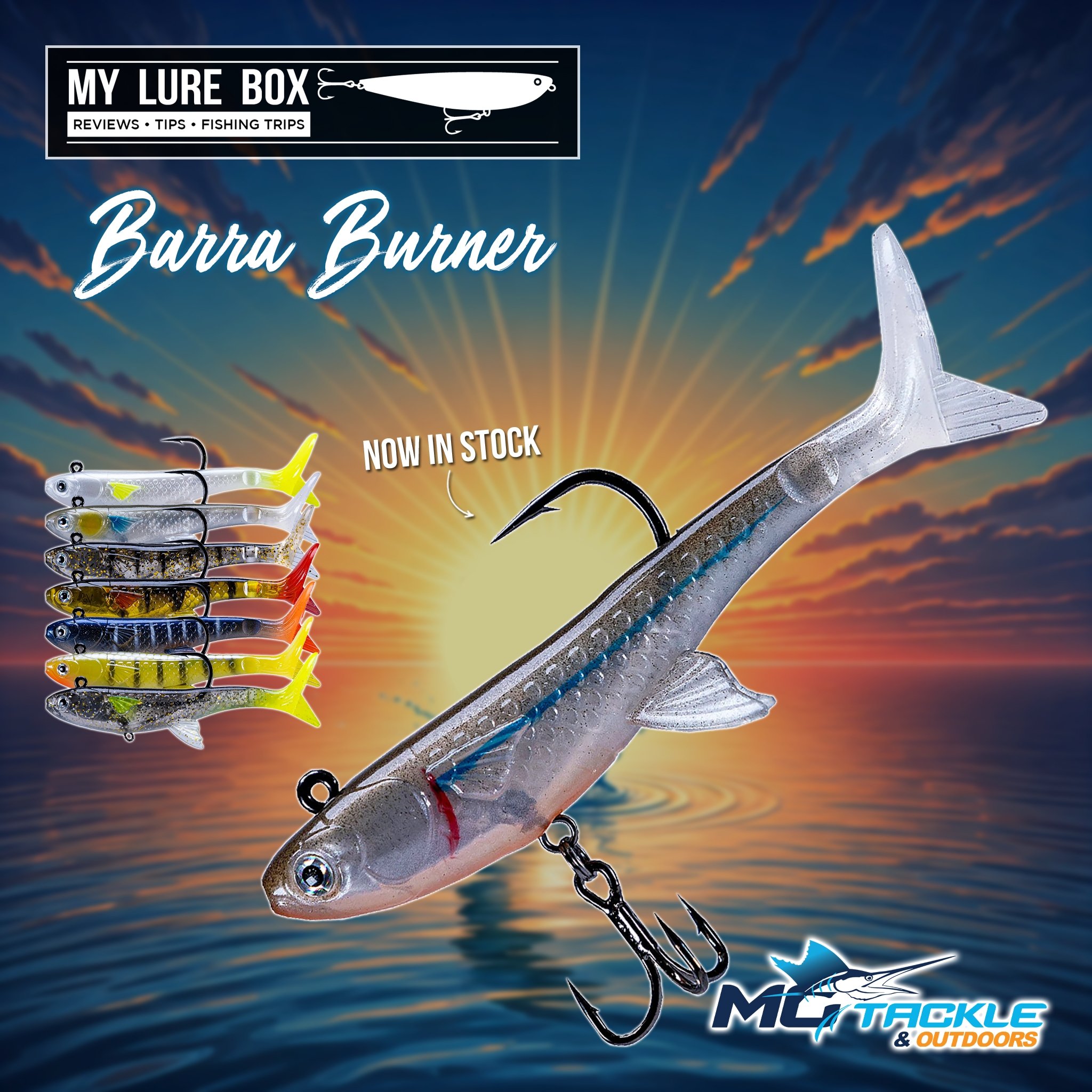 New - MY LURE BOX BARRA BURNER LURE