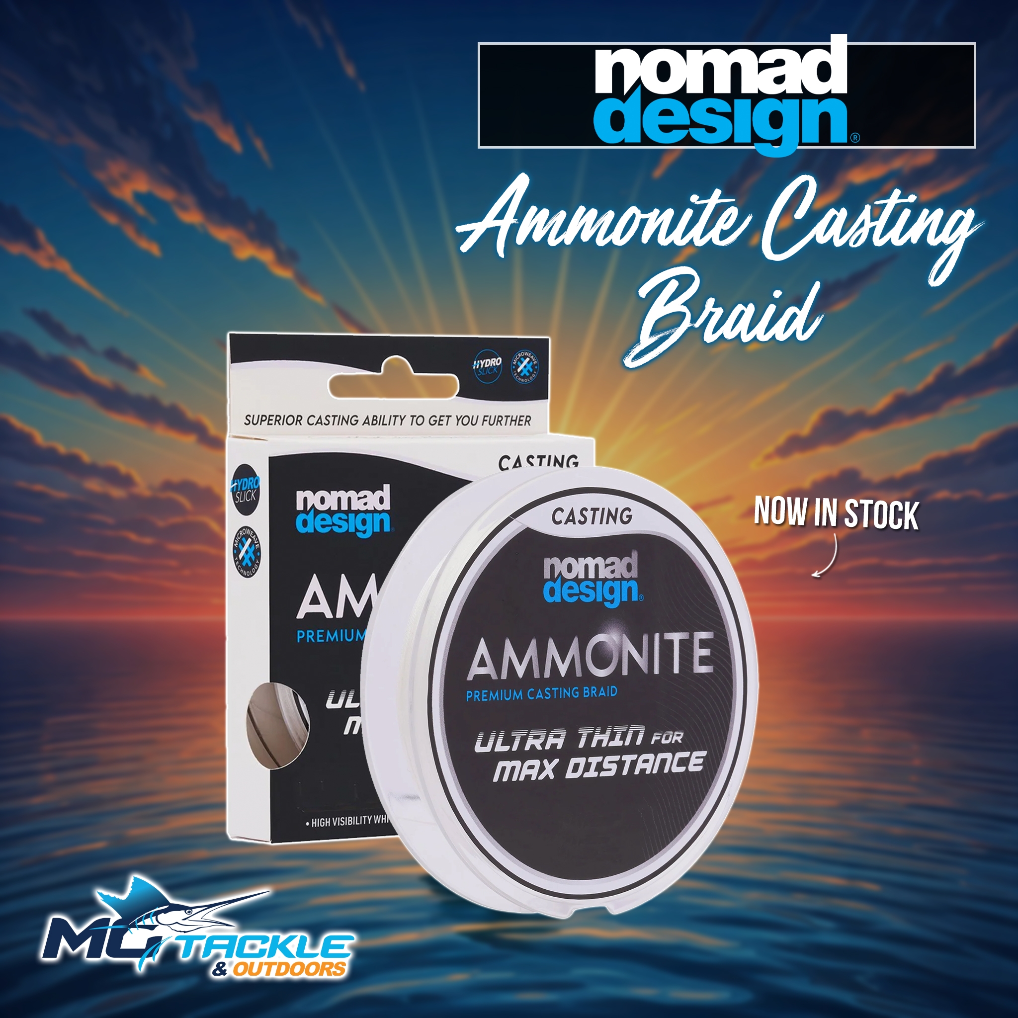 New - NOMAD DESIGN AMMONITE CASTING BRAID