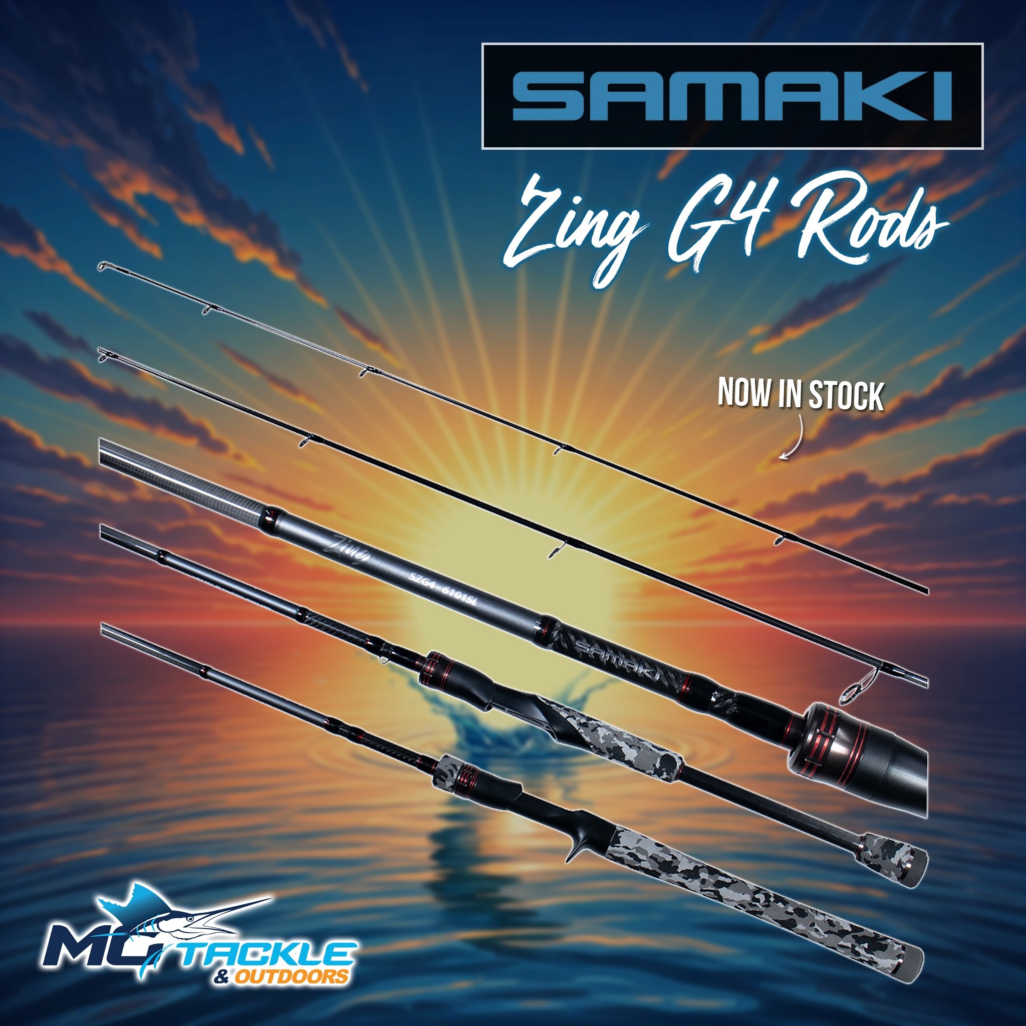 New - SAMAKI ZING G4 ROD