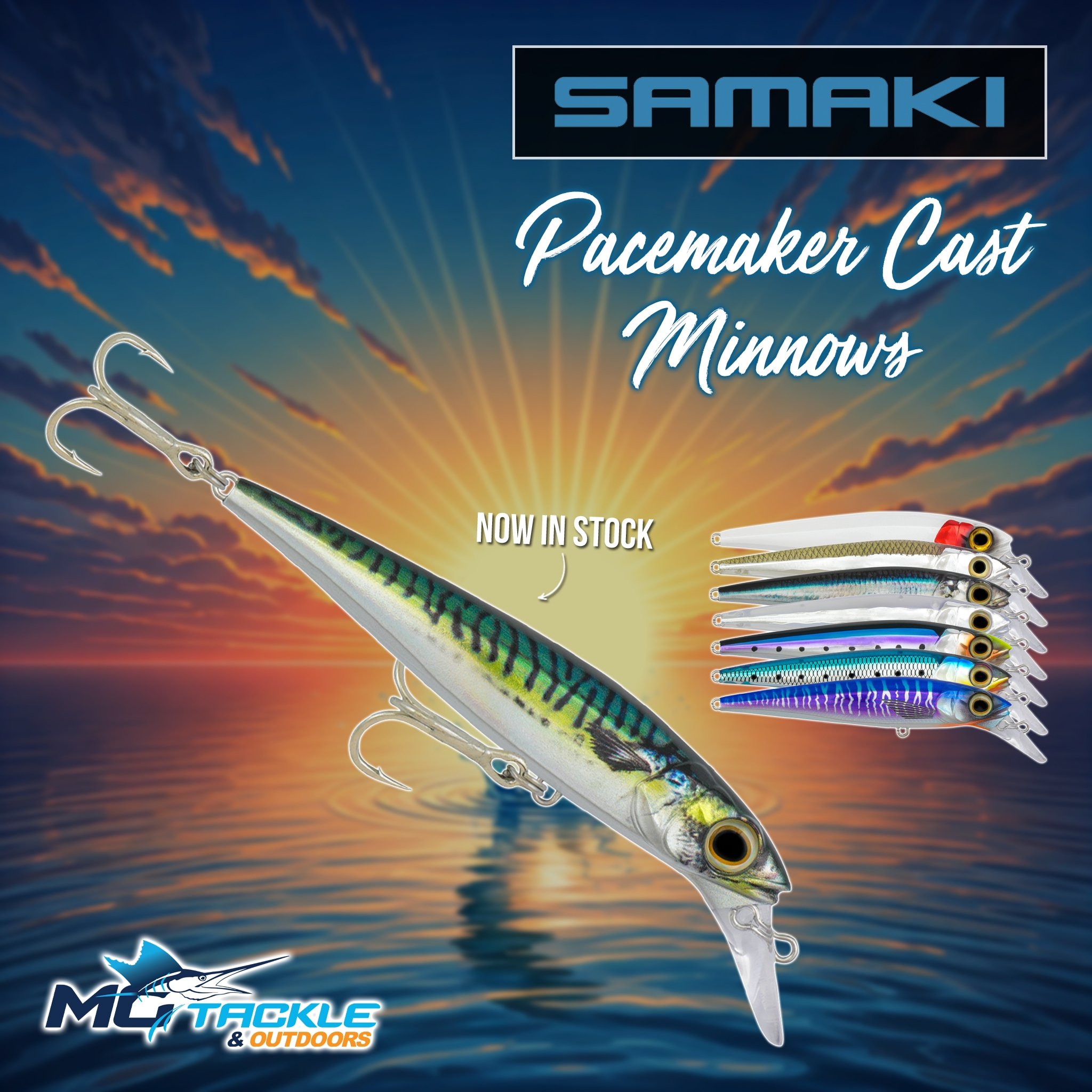 New - SAMAKI PACEMAKER CAST MINNOW LURE