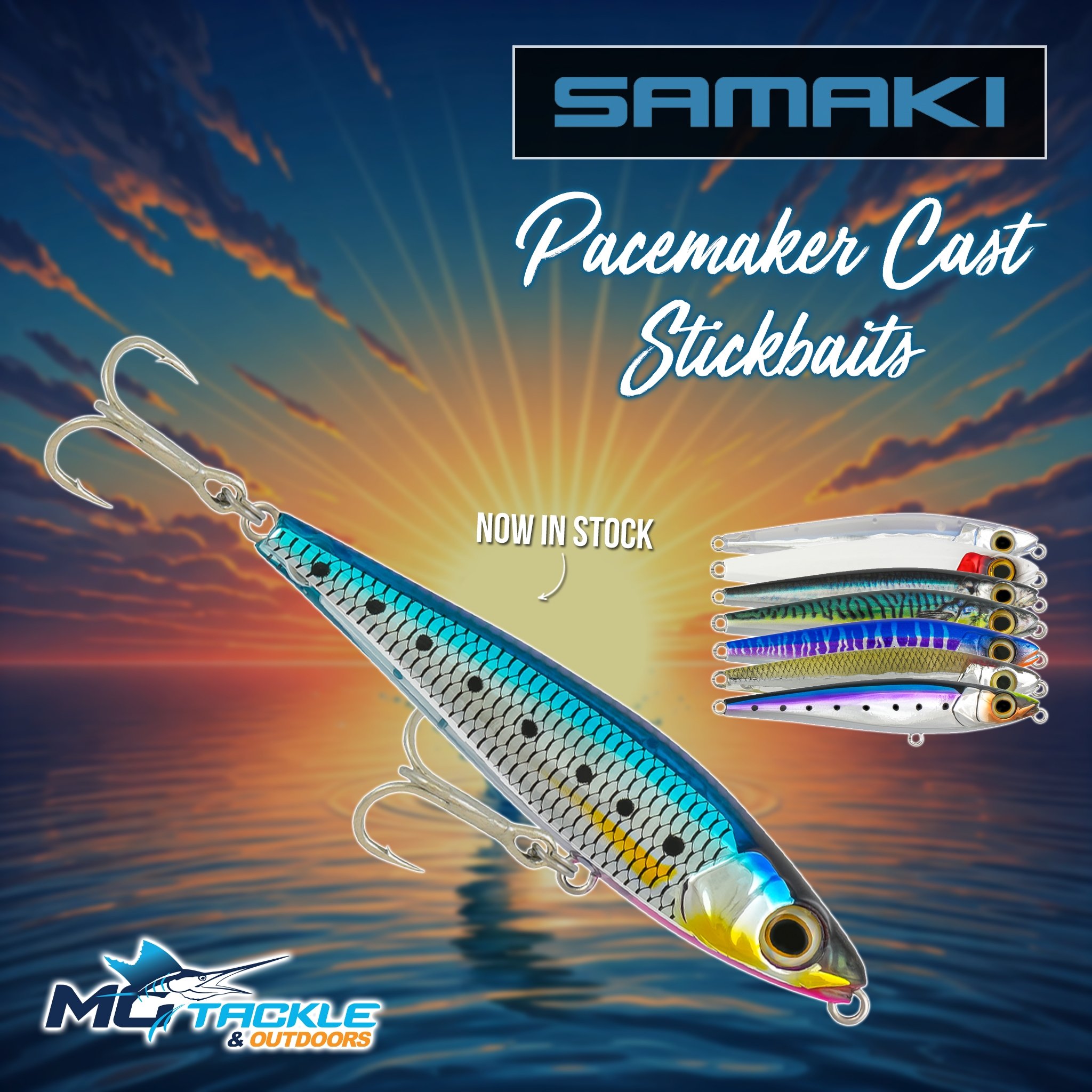 New - SAMAKI PACEMAKER CAST STICKBAIT LURE