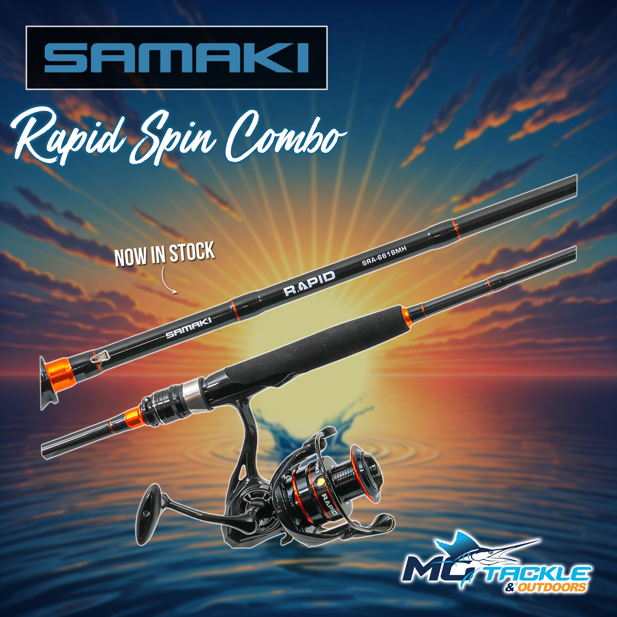 New - SAMAKI RAPID SPIN COMBO