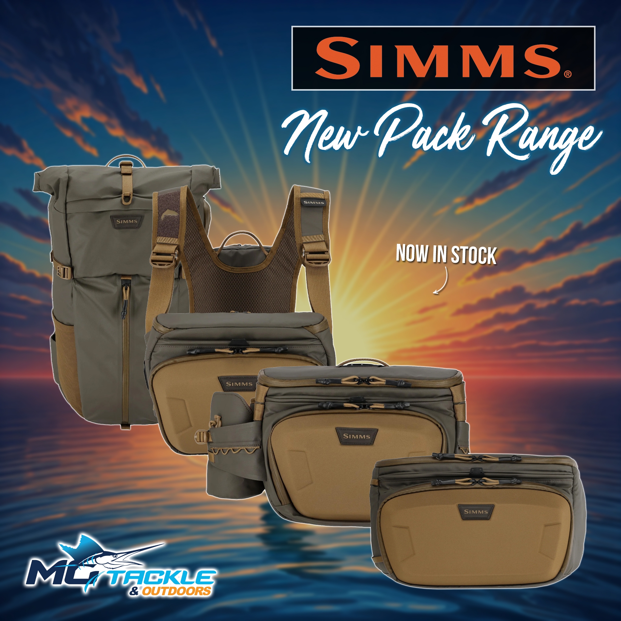 New - Simms Pack Range