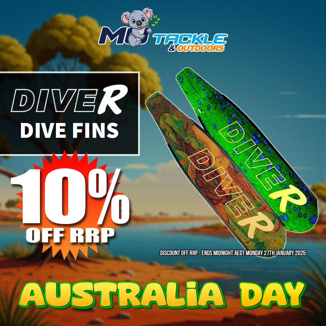 10% off Diver Dive Fins