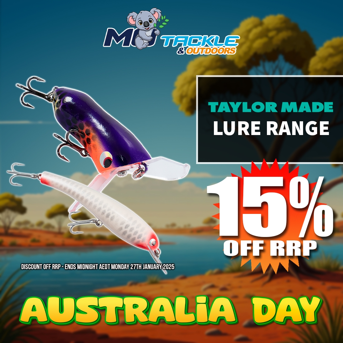 15% off Taylor Made