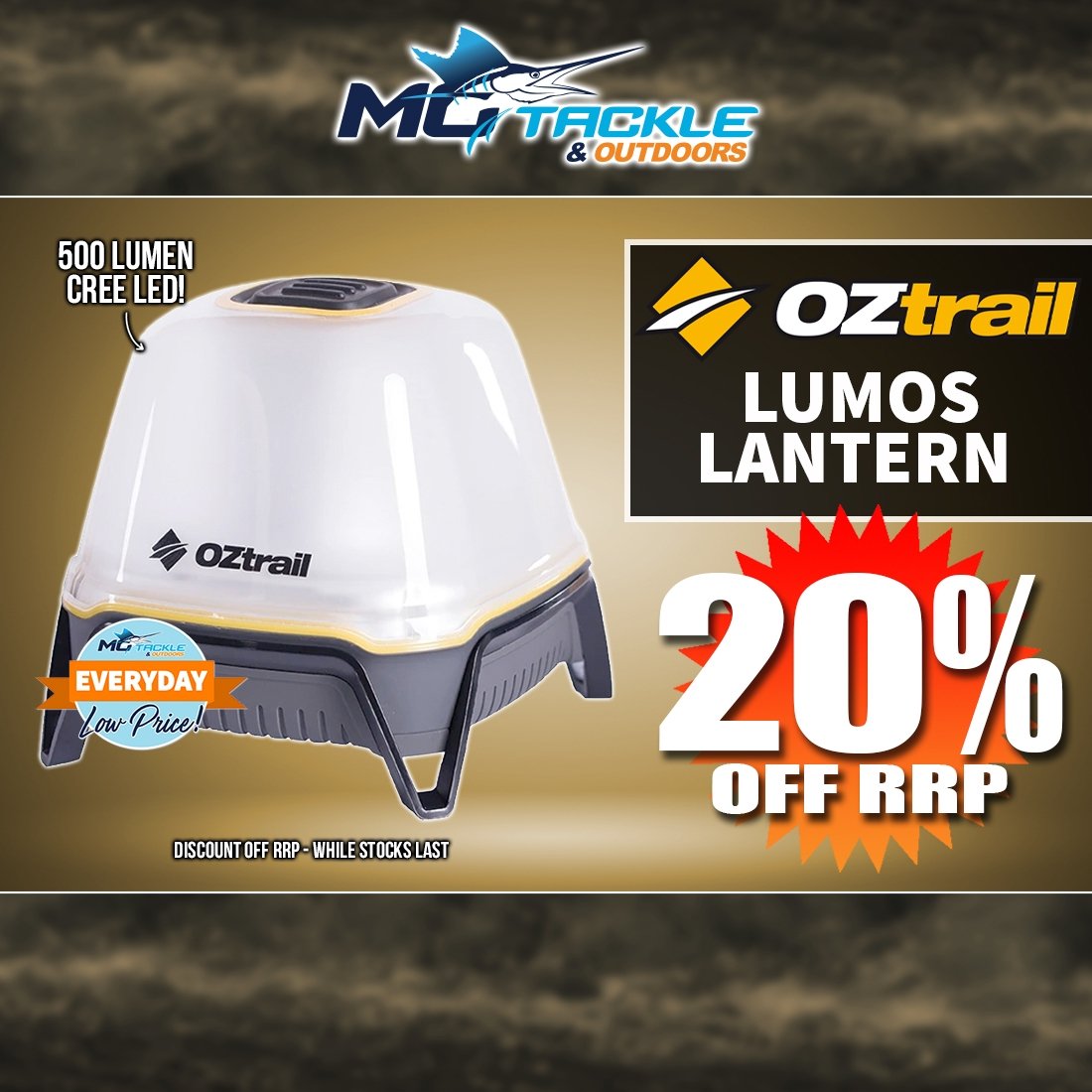 20% off OZTRAIL Lumos Lantern