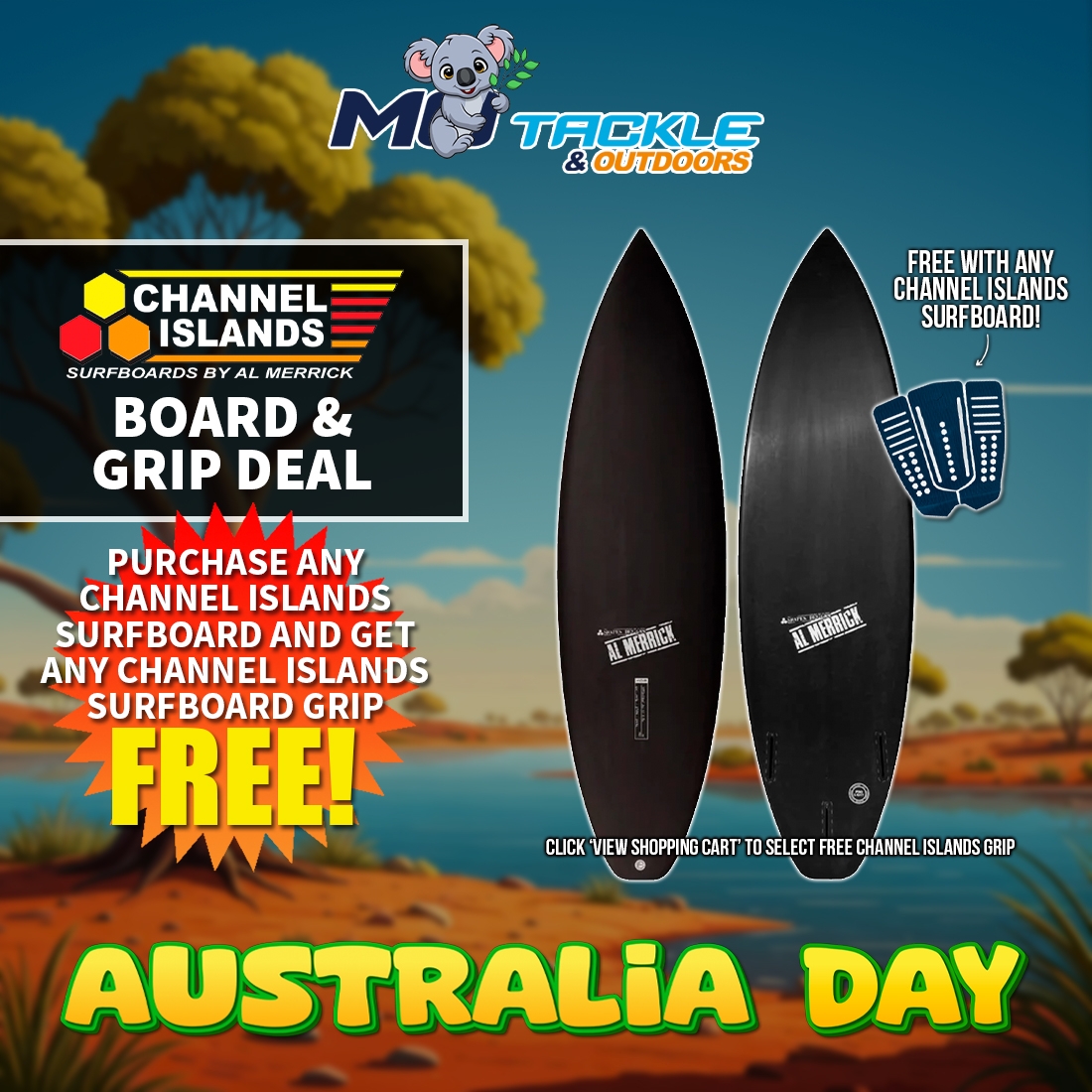 Channel Islands Board & Grip Deal