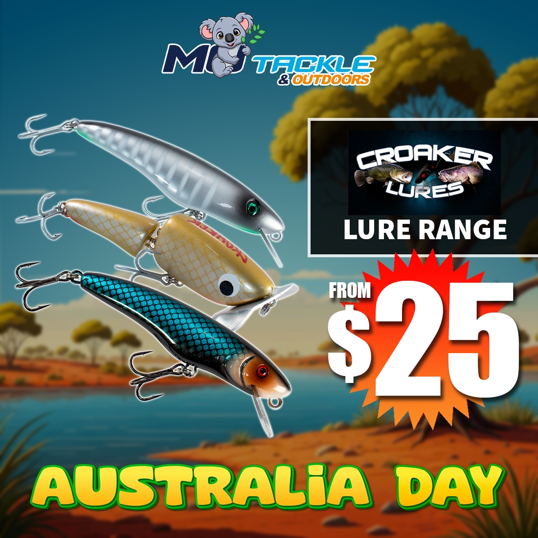 Croaker Lures