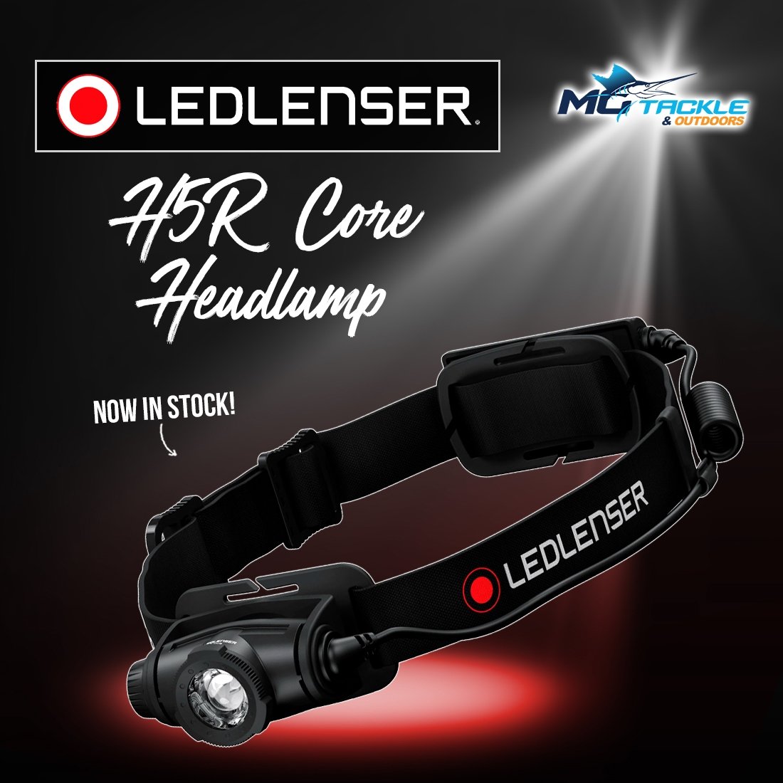 New - LED LENSER H5R CORE RECHARGEABLE HEADLAMP