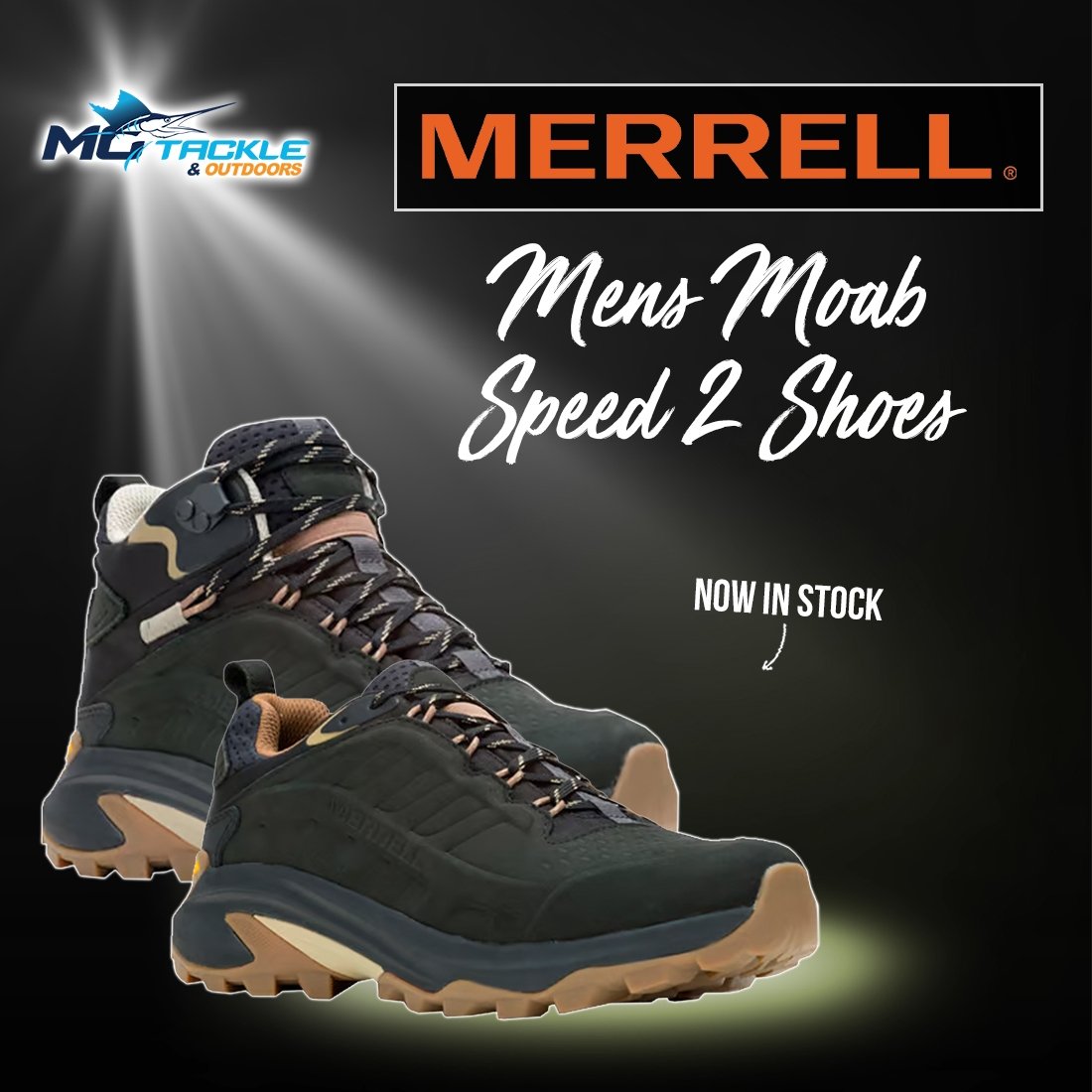 New - Merrell Mens Moab Speed 2 Shoe Range