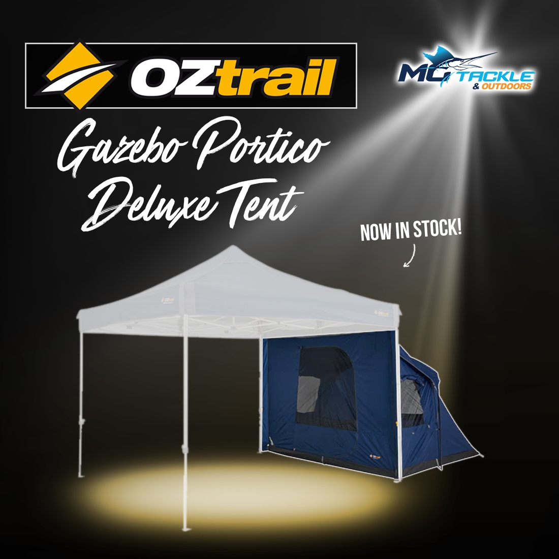 NEW - OZTRAIL Gazebo Portico Deluxe Tent