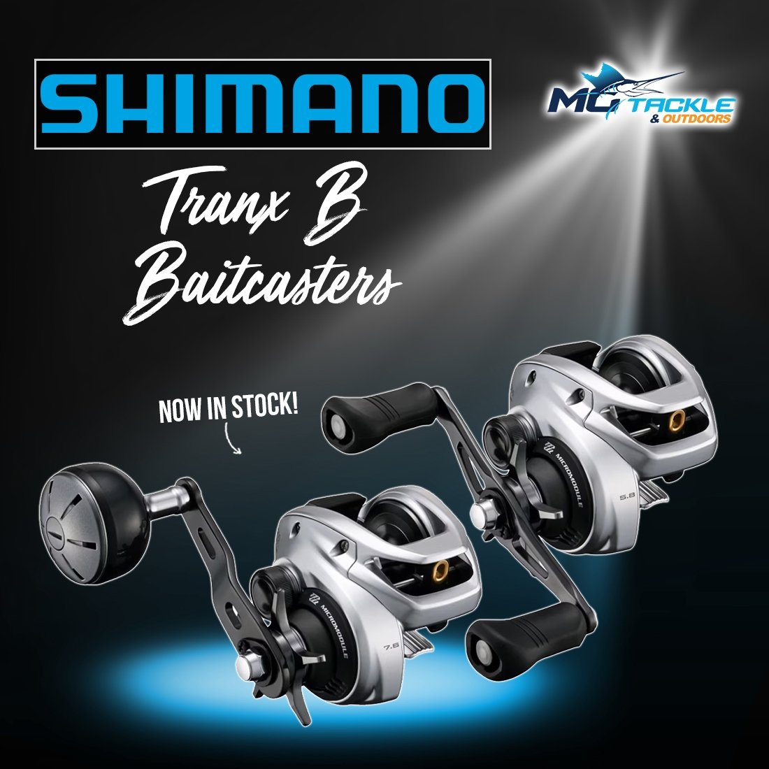 NEW - Shimano Tranx B Baitcast Reel