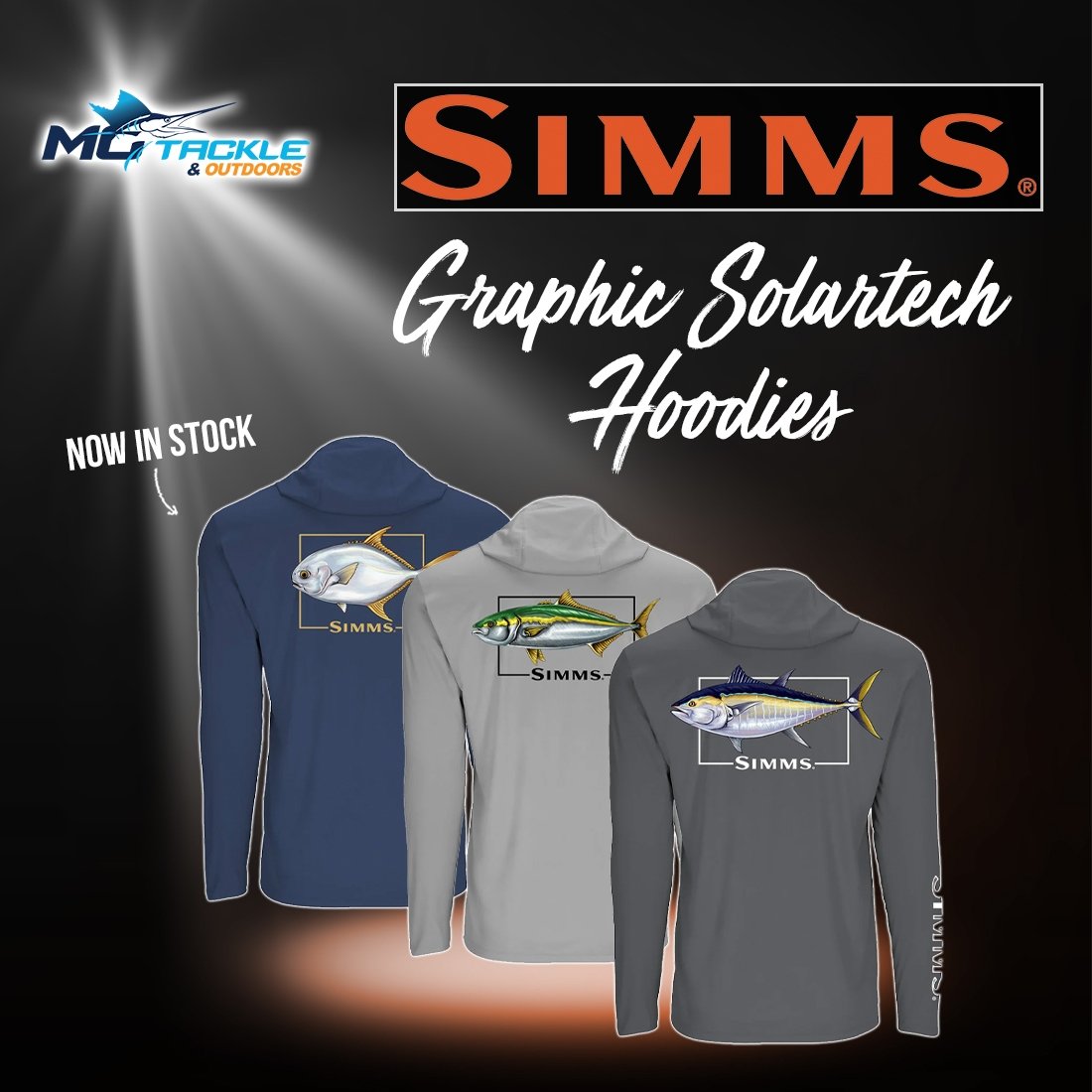 NEW - SIMMS Graphic Solartech Hoodie