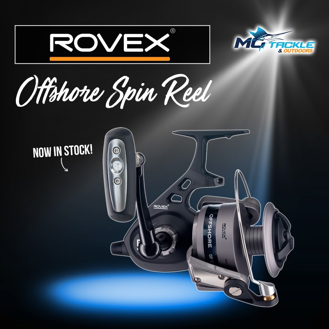 New - ROVEX OFFSHORE SPIN REEL