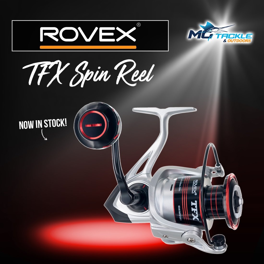 New - ROVEX TFX SPIN REEL