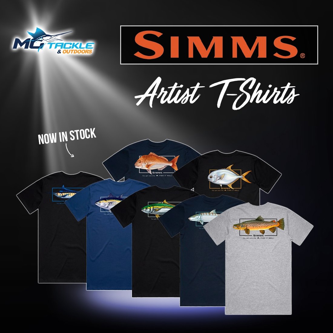 New - Simms Artist T-Shirt Range