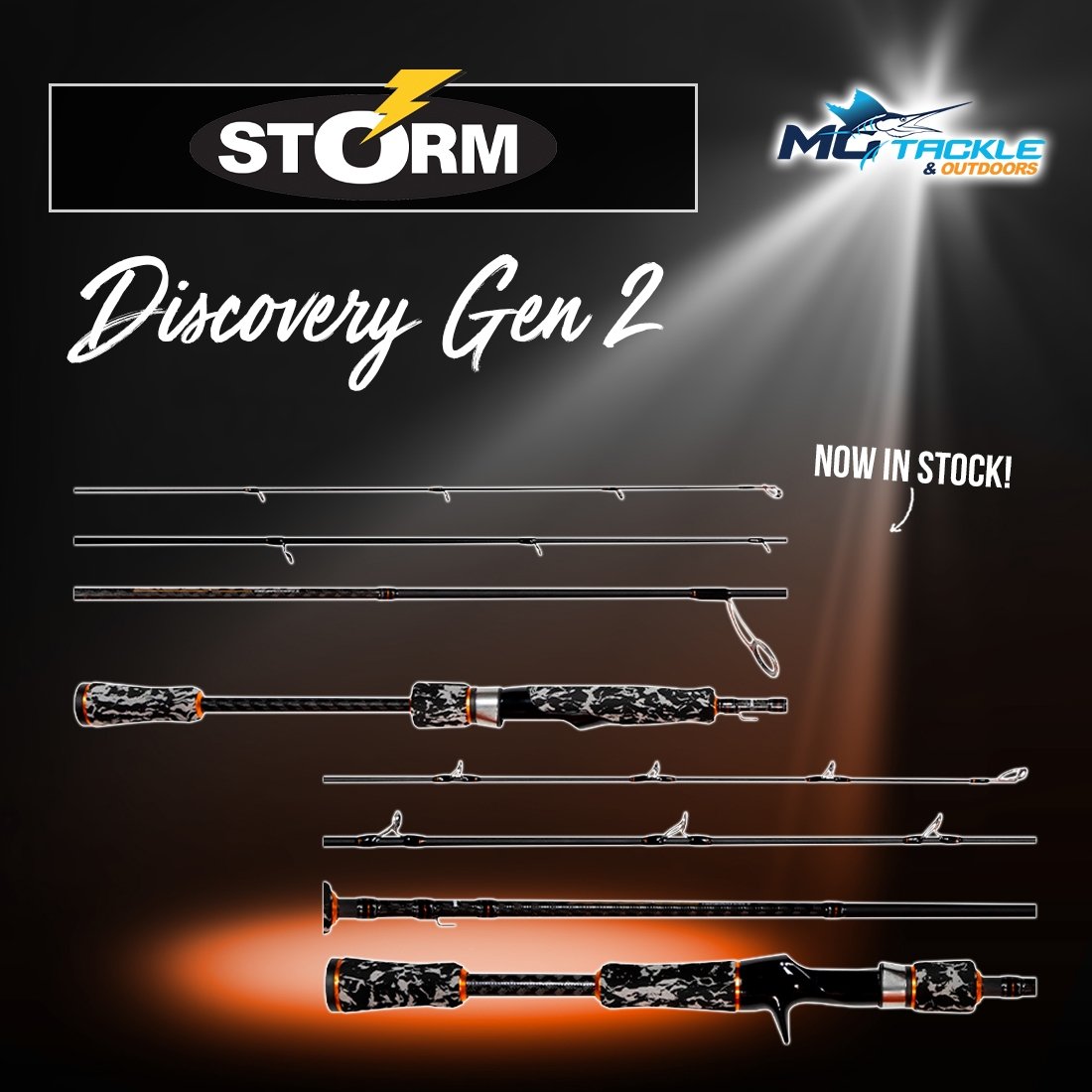 New - STORM DISCOVERY GEN 2 ROD