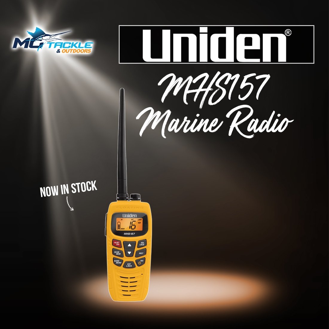 New - UNIDEN MHS157 MARINE RADIO