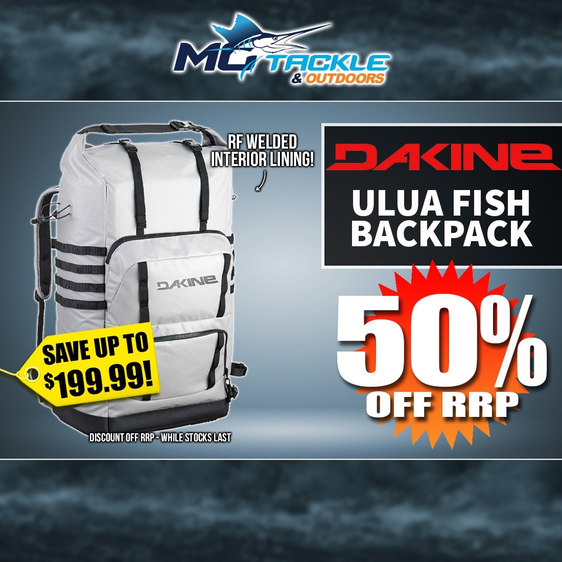 50% off DAKINE Ulua Fish Backpack