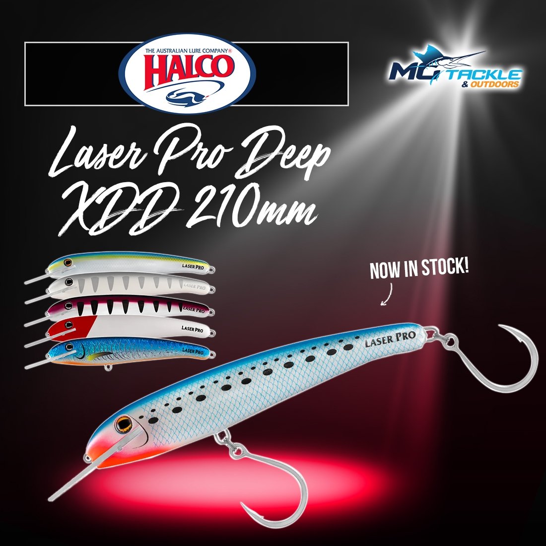 NEW - Halco Laser Pro Deep XDD 210mm Lure