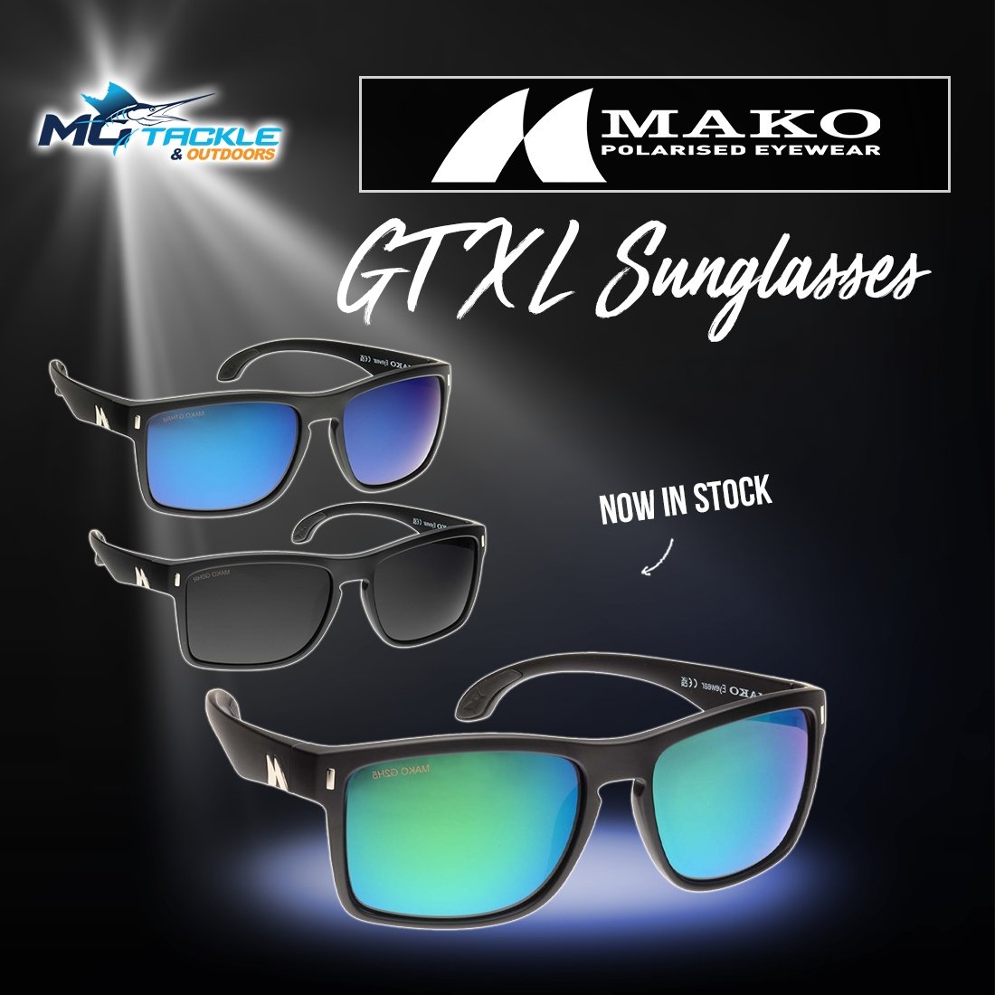 NEW - Mako GT XL Sunglasses