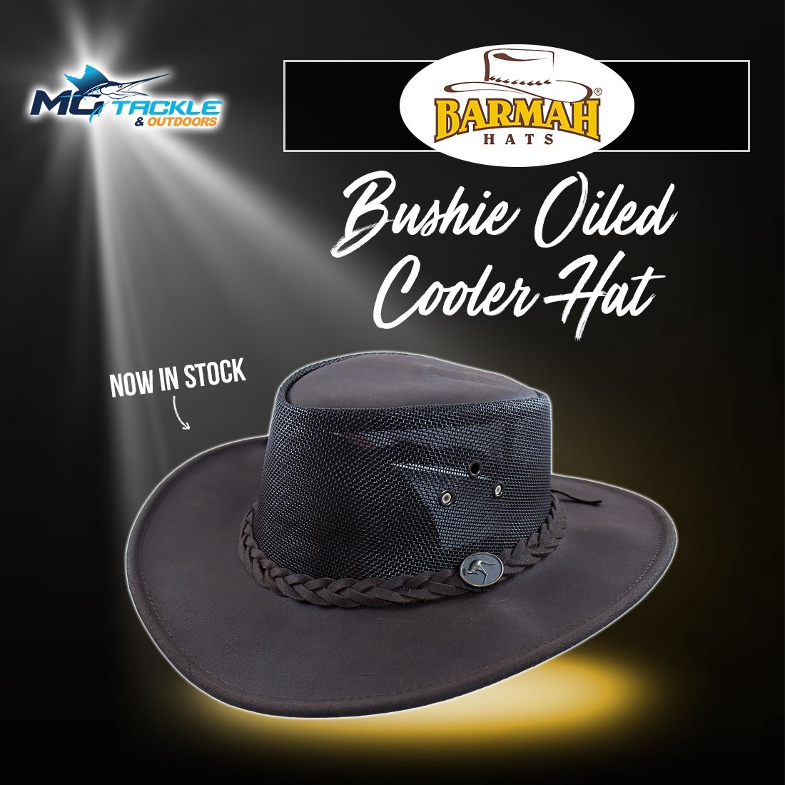 Barmah Bushie Oiled Cooler Hat