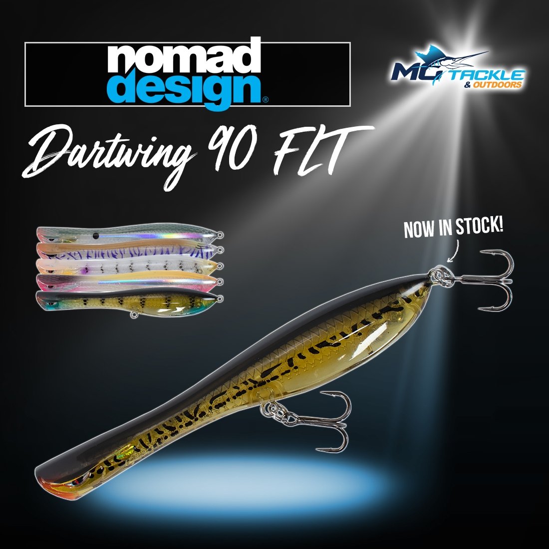 NEW - NOMAD DESIGN Dartwing 90 FLT Lure